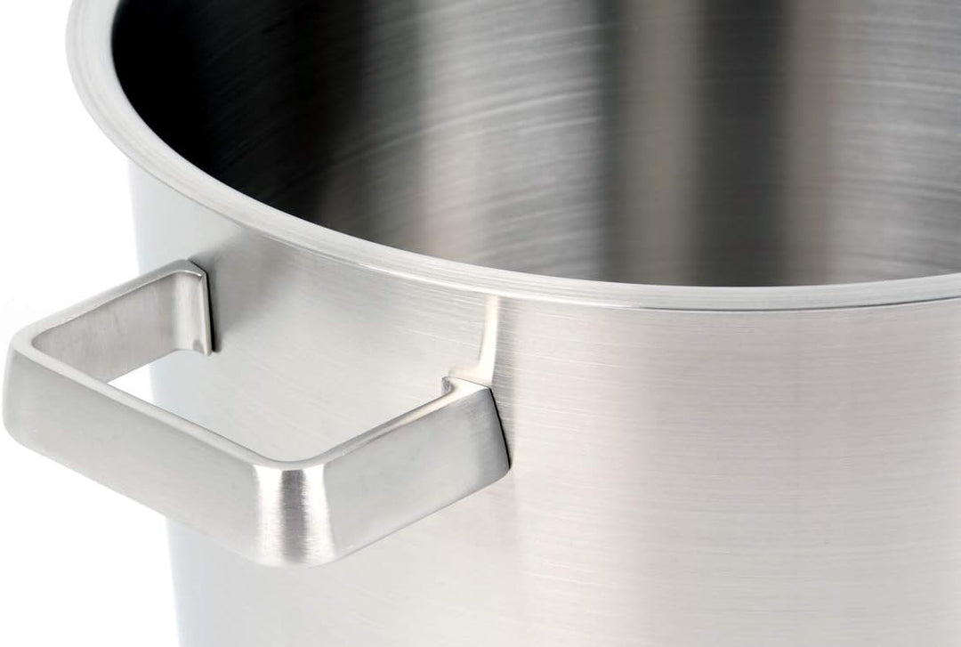 K&H UNIQUE Topfset mit Glasdeckel, Induktionsgeeignet, Edelstahl rostfrei 18/10 poliert (4-teilig 70