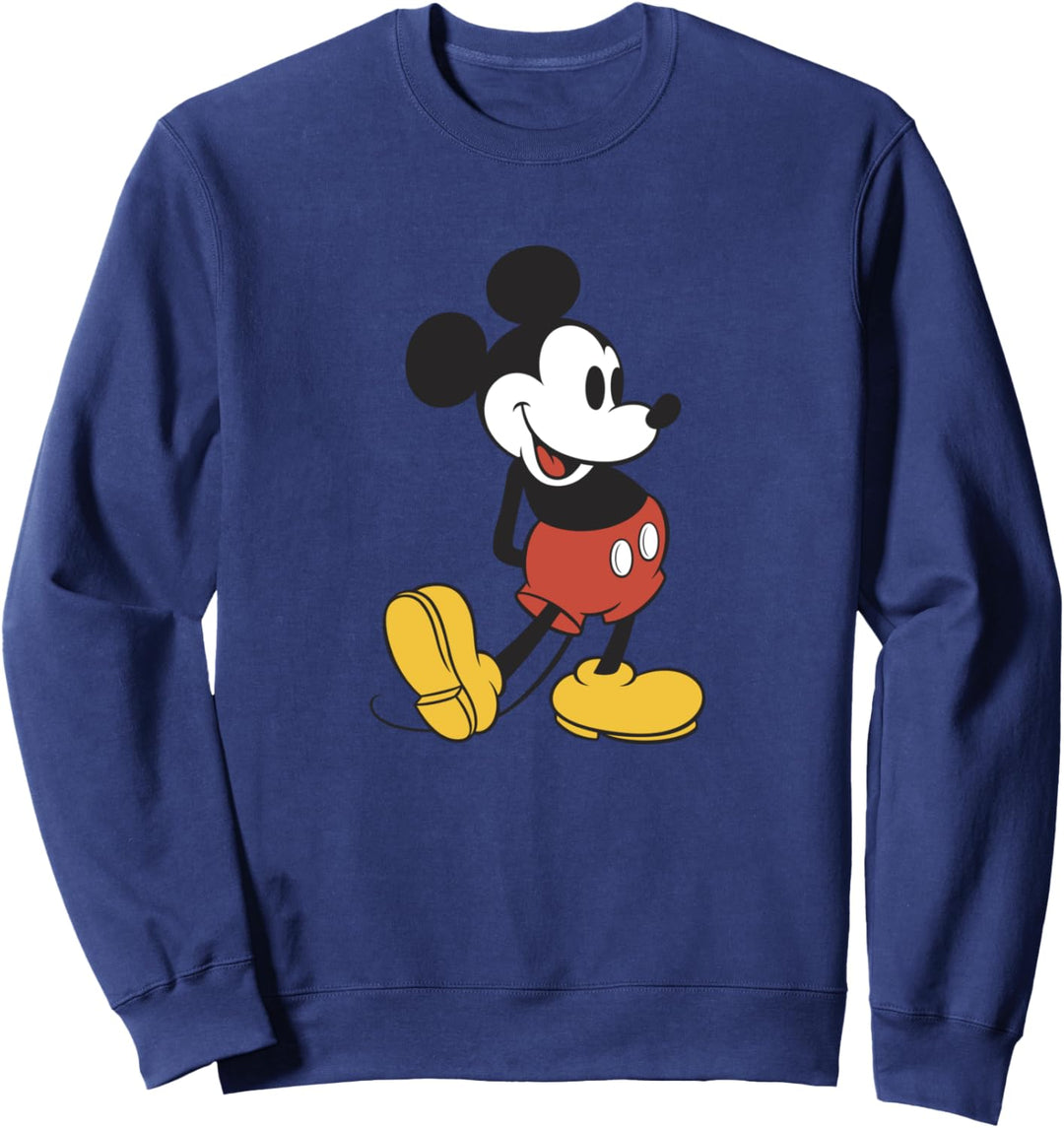 Disney Mickey Mouse Retro Standing Foot Pop Sweatshirt