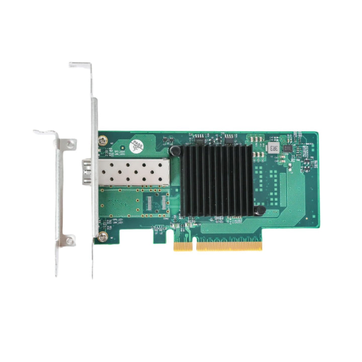 QSFPTEK 10G Ethernet Netzwerkkarte, 10Gb Single SFP+ Port Server mit Intel 82599EN Chip für Intel X5