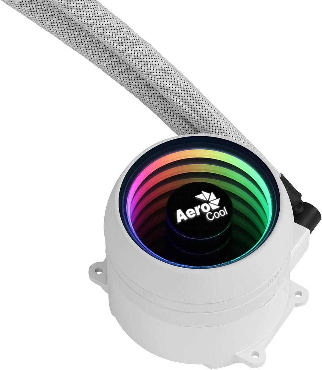 AeroCool MIRAGEL240W, CPU-Flüssigkeitskühlung, 2x12cm ARGB-Lüfter, TDP 400W, Weiss, MIRAGEL240W