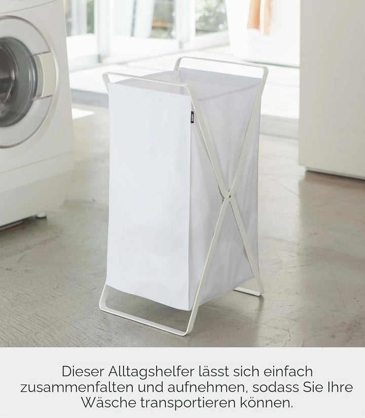 Laundry Basket - Tower - white Weiss, Weiss