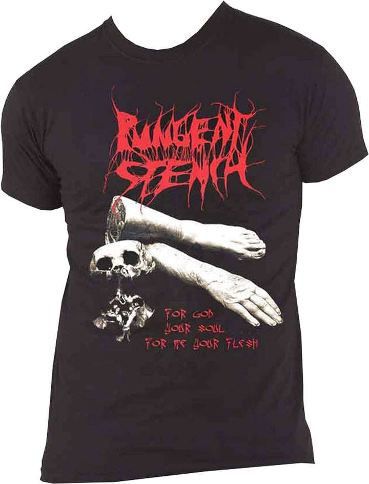 Pungent Stench T Shirt for God Your Soul Band Logo Nue offiziell Herren Schwarz M Schwarz, M Schwarz
