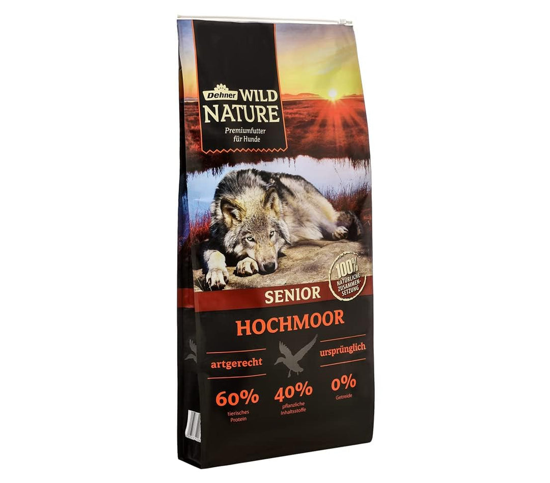 Dehner Wild Nature Hundetrockenfutter Senior Bergweide | getreidefrei | natürliches Hundefutter mit