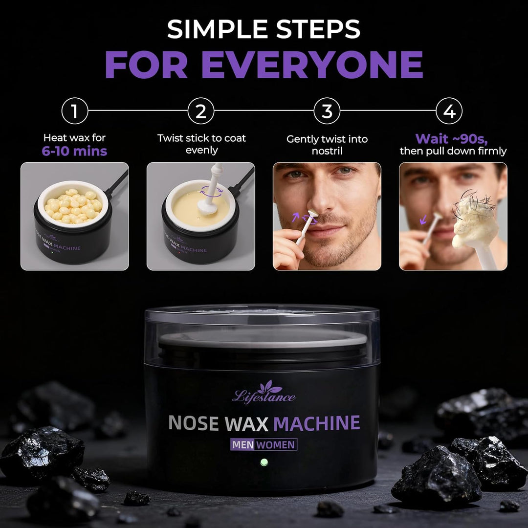 Lifestance nasenhaarentferner wachs Set, nasenhaar wachs & nasenhaarentferner, tragbares waxing set