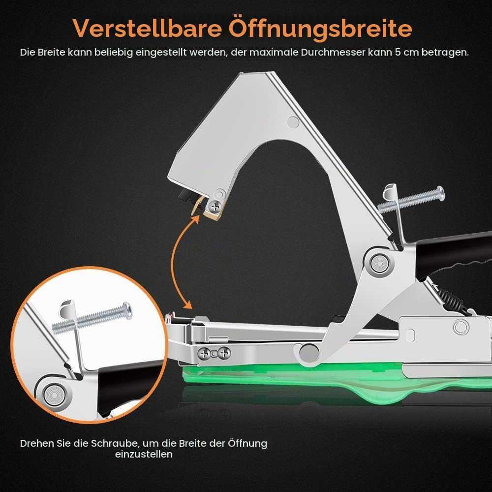 Pflanzenbindemaschine,Bindezange für Pflanzen,Bandzange Tapetool Handbindemaschine für Weinbau Gurke
