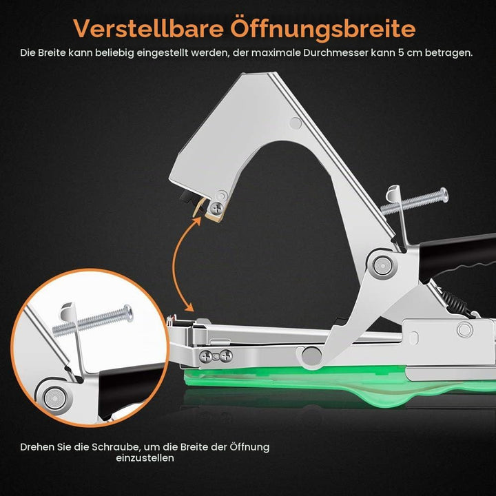 Pflanzenbindemaschine,Bindezange für Pflanzen,Bandzange Tapetool Handbindemaschine für Weinbau Gurke