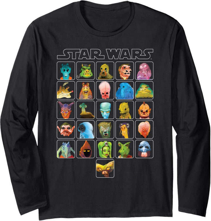 Star Wars Fan Fave Alien Assortment Langarmshirt