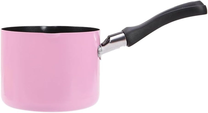 Mini Kochtopf mit Griff 550ml 10cm Kleine Milchpfanne Antihaft Butterwärmer Mini Suppentopf Milch Ko