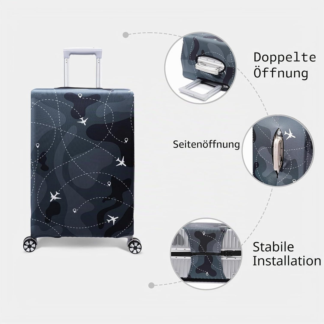 OrgaWise Kofferhülle Luggage Cover Gepäck Cover Gepäckabdeckung for Travel Luggage Schutzhülle Koffe