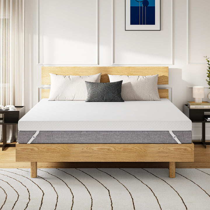EGOHOME Matratzen Topper 160x200cm H2 H3, Matratzentopper 160x200 mit Viscoschaum &amp; Komfortschaum, M