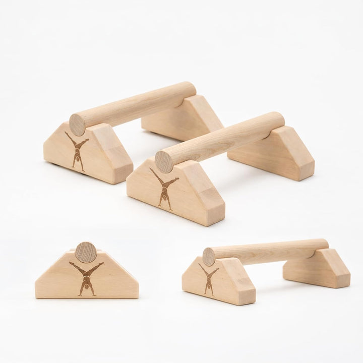 MAMOI® Parallettes zum Trainieren, Calisthenics, Liegestützgriffe, Fitness, Trainingsbarren, stabil