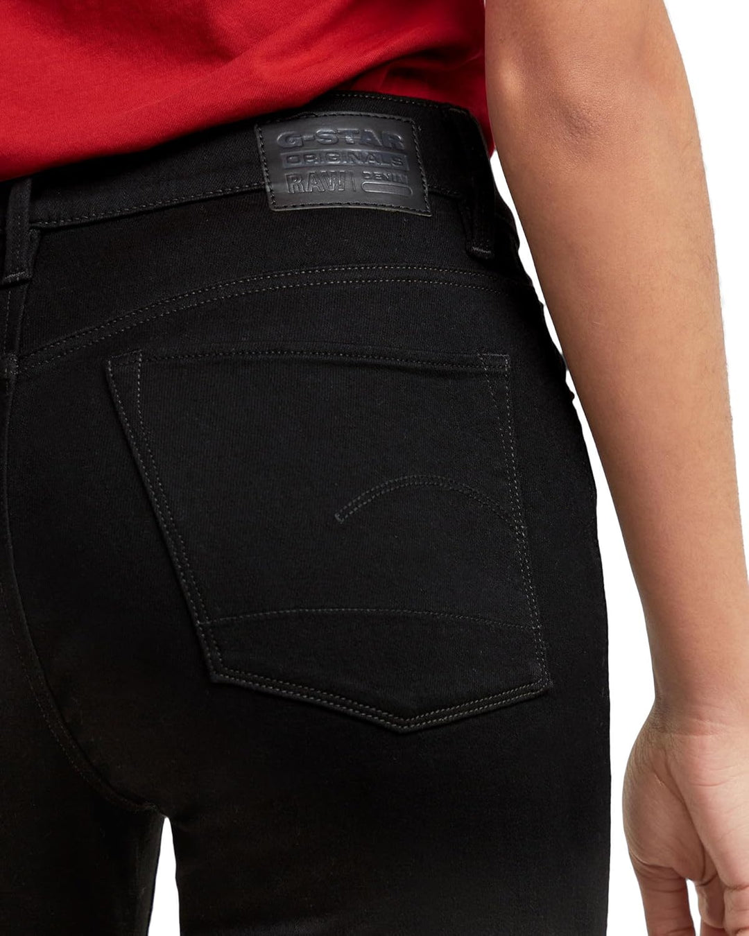 G-STAR RAW Damen 3301 Contour Sk Jeans 23W / 28L Schwarz (Pitch Black D05175-b964-a810), 23W / 28L S