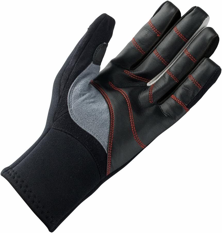 Gill Three Season Segelhandschuh Langfinger schwarz Schwarz XL, Schwarz XL
