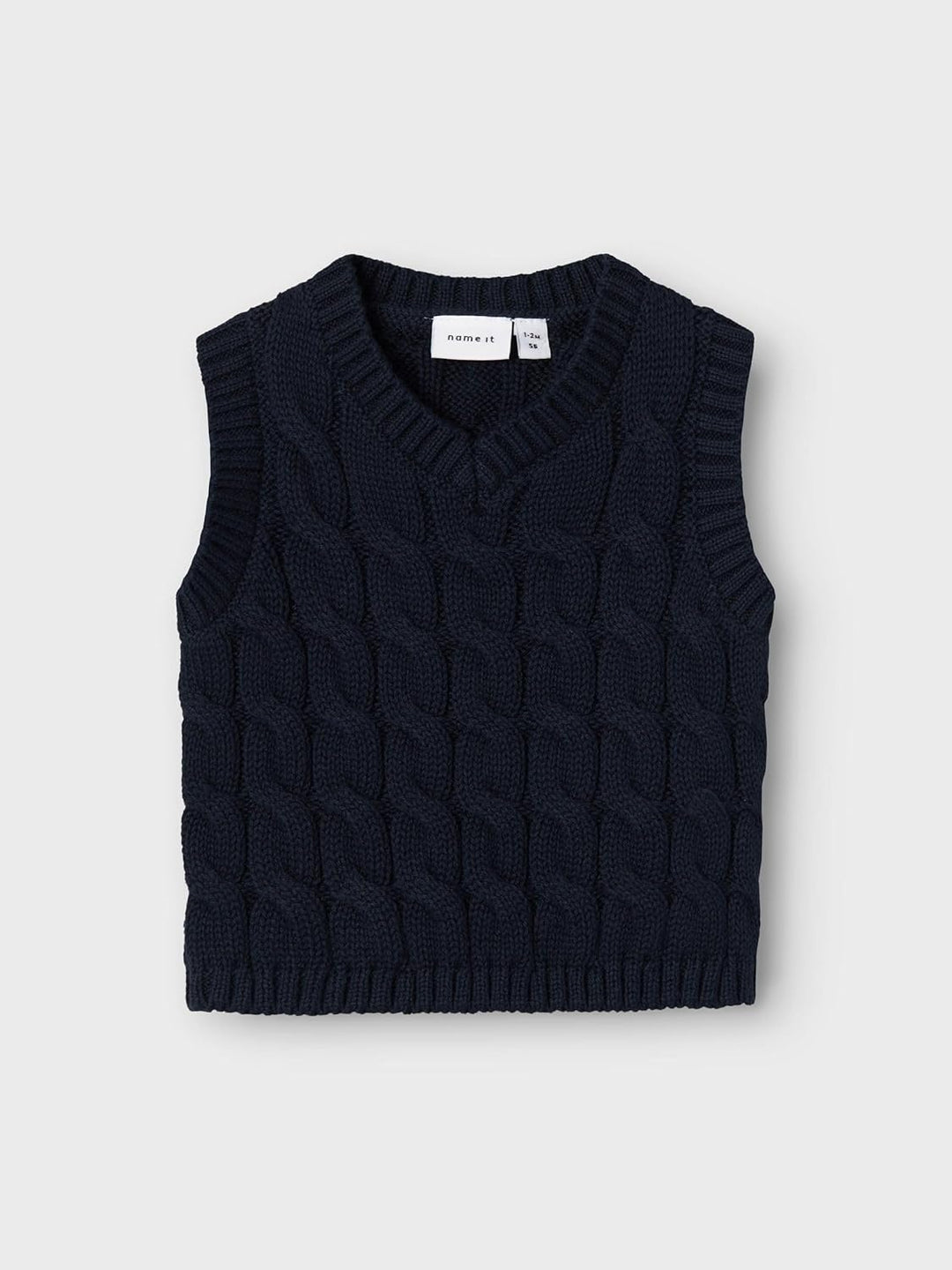 NAME IT boy Strickweste Regular Fit 50 Dark Sapphire, 50 Dark Sapphire