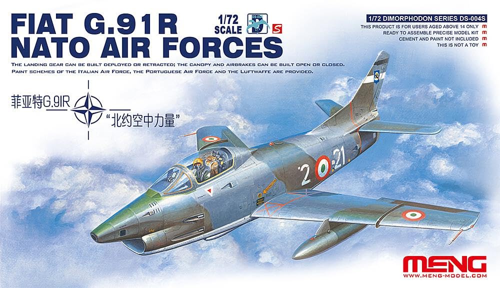 MENG DS-004s FIAT Modellbausatz, Zubehör, Mehrfarbig