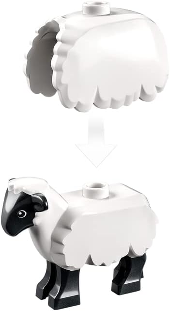 Ameet Verlag Lego City Set: Bauernhof mit Tieren 60346 + Kinderspielplatz 30588 Polybag, 60345, 3058