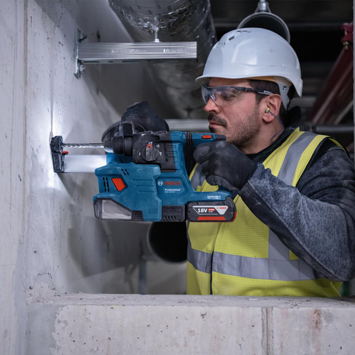 Bosch Professional 18V System Combo Kit: Schlagbohrschrauber GSB 18V-45 + Bohrhammer GBH 18V-22 (ink
