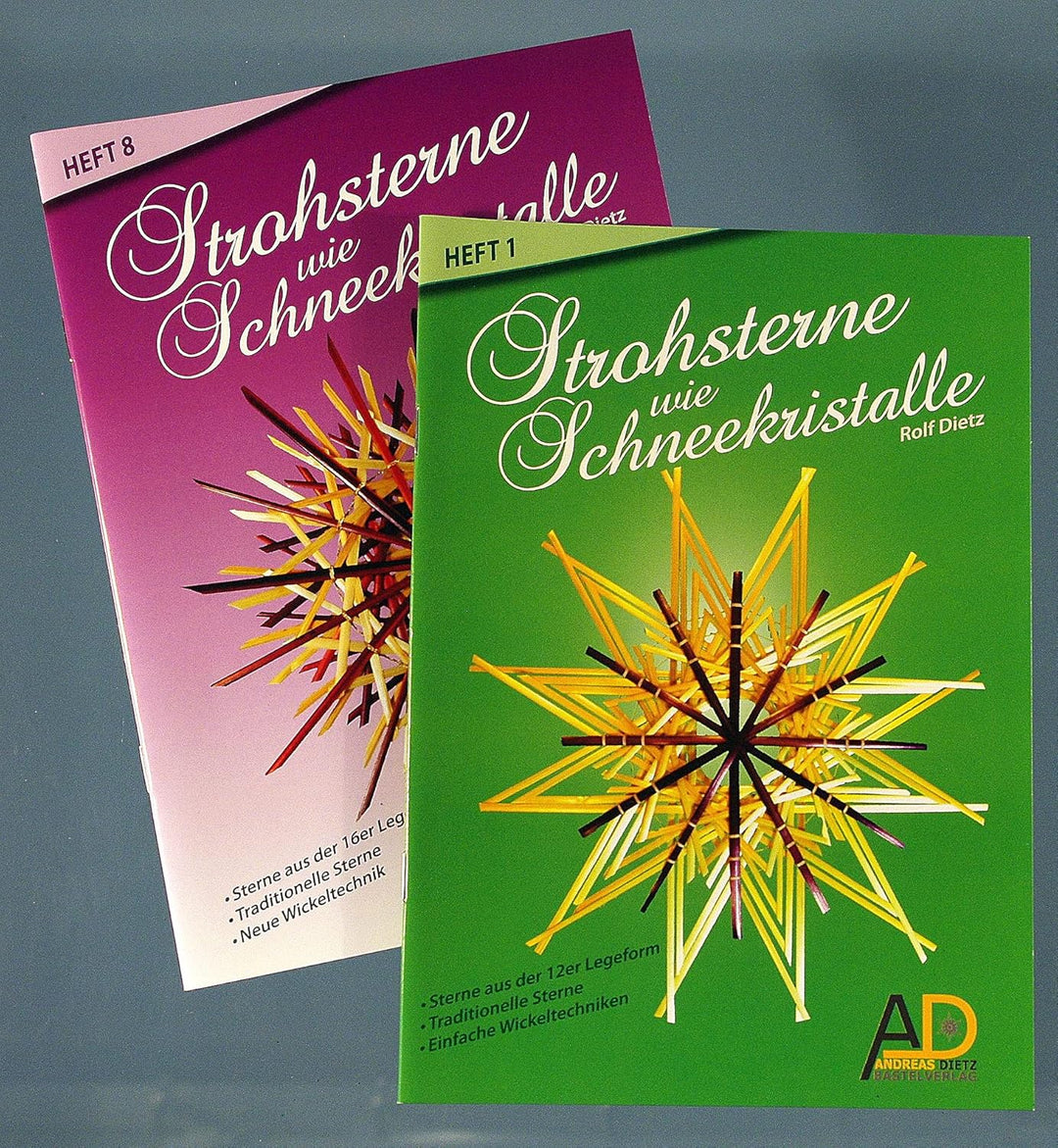 Bastelset Strohstern-Nostalgie, mit Anleitungsbuch