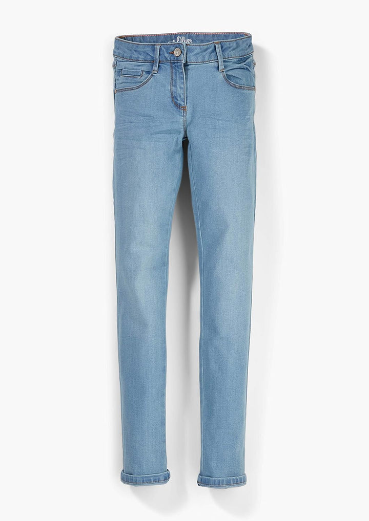 s.Oliver Junior Mädchen 401.10.102.26.180.2058843 Jeans, 53Z1, 152