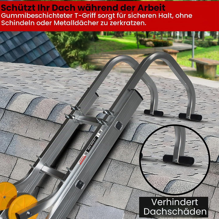 Dachhaken-Set für einzelne Leitern und Verlängerungsleitern