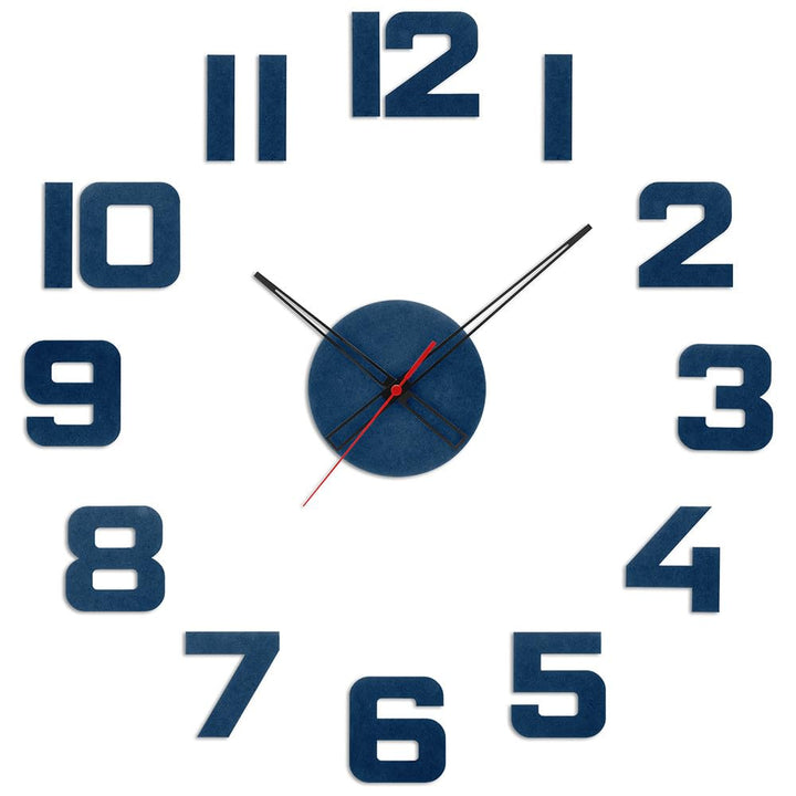 PRIM Veneer Colorino DIY Wanduhr Holz, Made in EU, Wood Wand-Deko ∅ von 600 bis 1000 mm, 3D Holz-Zif