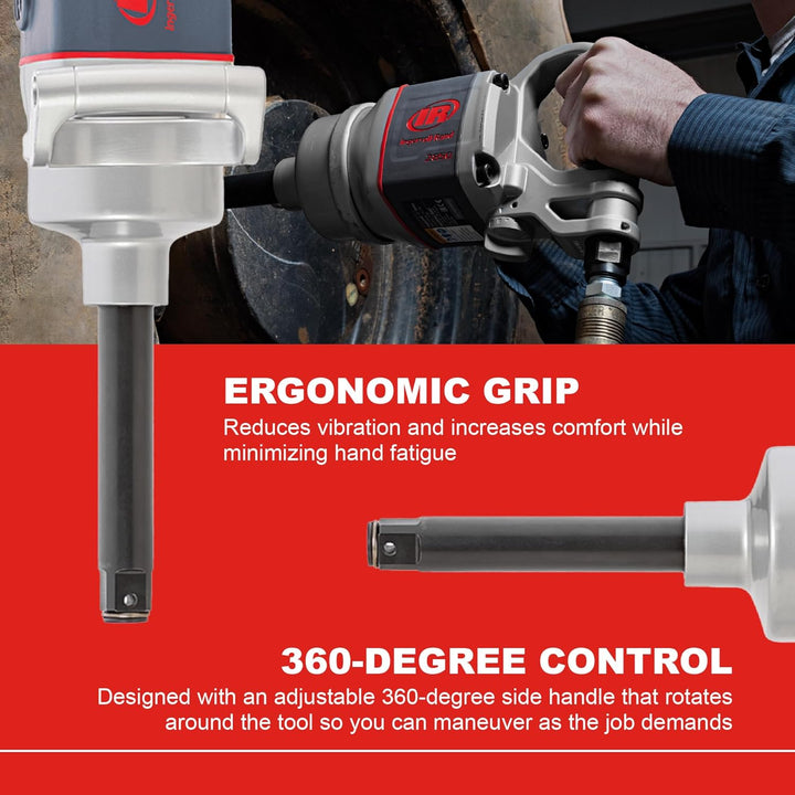 Ingersoll-Rand Rand Druckluft Schlagschrauber 2850MAX-6, Impact Tool mit verlängertem Amboss, 1/2 Zo