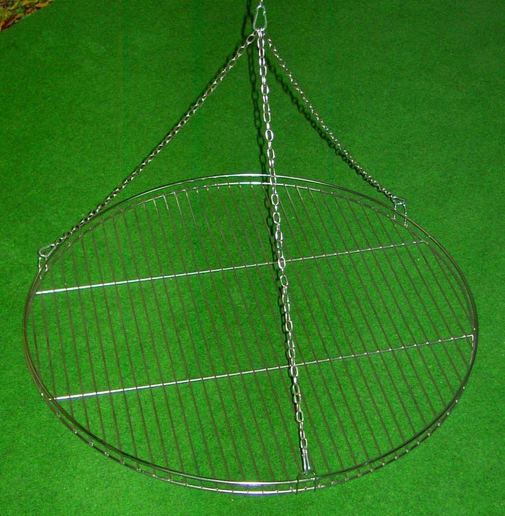 Dreibein Schwenkgrill inkl. 70 cm Edelstahl-Rost aus deutscher Produktion
