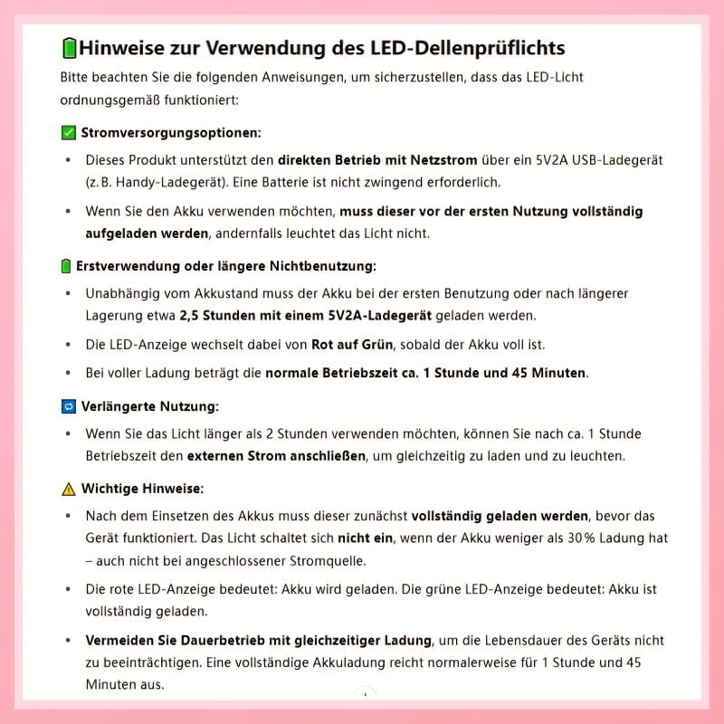 PDR Licht Dellenlinien-Tafel LED PDR Licht USB Akku betriebenes Reflexionslicht Professionelles Dell