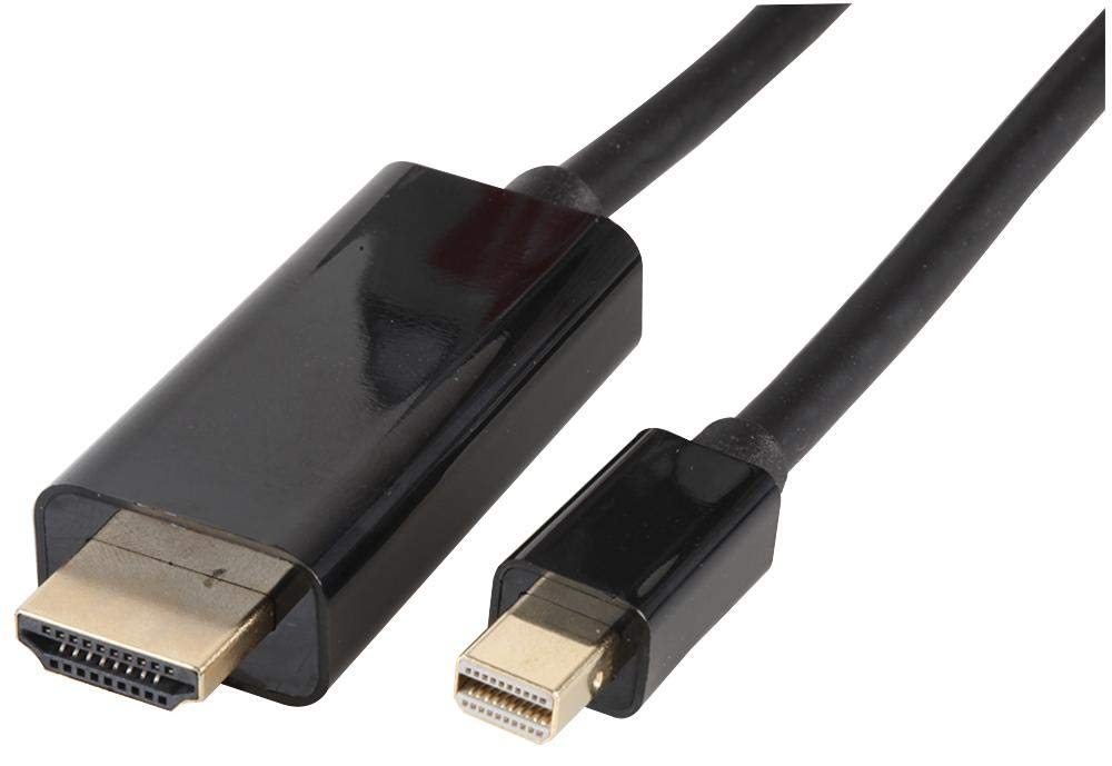 Pro Signal PSG3266 Mini DisplayPort auf HDMI-Kabel, 5 m, Schwarz 5m, 5m
