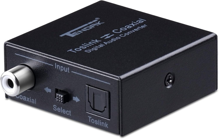 Tendak Bidirektionaler Optische SPDIF Toslink zu Koaxial Digital Audio Converter, Koaxial zu Optisch