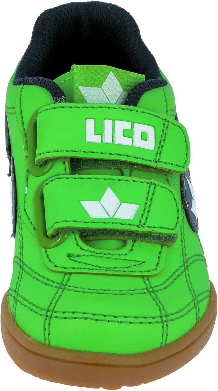 Lico Unisex Kinder Bernie V Hallenturnschuhe(Klettverschlüsse können variieren) 25 EU Grün Marine We