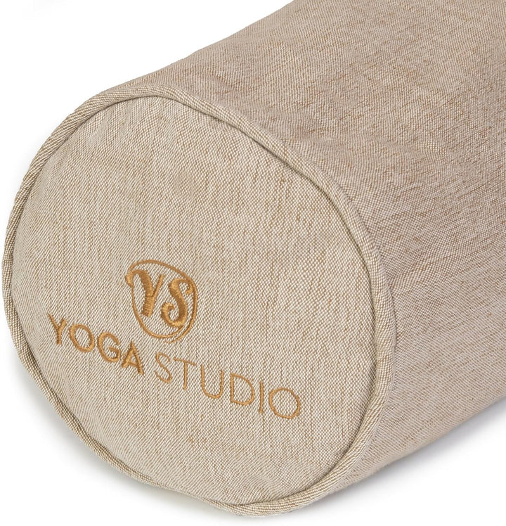 Yoga Studio Zweifarbige Yogamatten-Tasche aus Bio-Baumwolle mit verstellbarem Schultergurt und Tasch