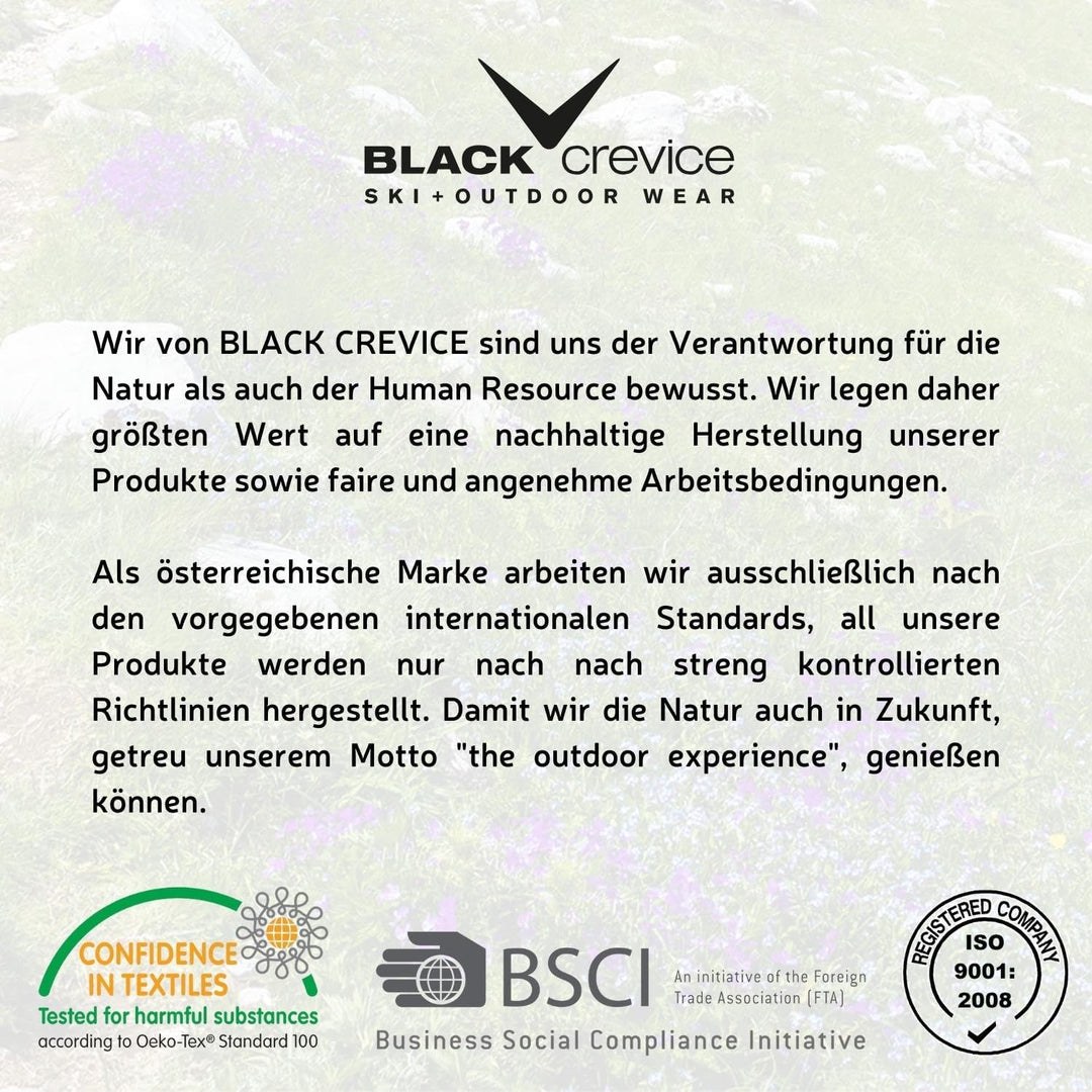 Black Crevice Herren Merino Kapuzenjacke I Hochwertige Merino-Jacke I Jacke für Herren aus 70% Merin