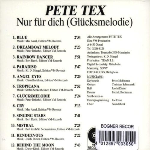 Nur Für Dich, Audio-CD