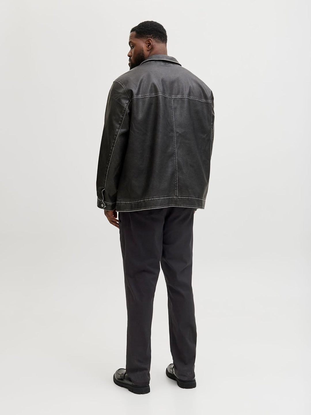 JACK & JONES Male Chino Hose Plus Size Regular Fit Chino Hose 40W / 30L Schwarz, 40W / 30L Schwarz