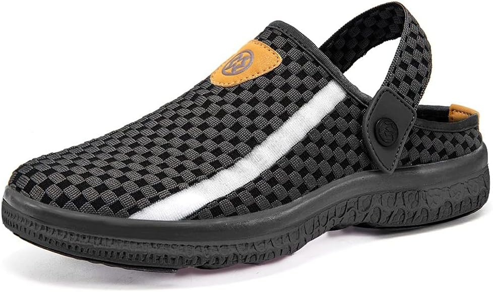 Unisex Clogs Hausschuhe Atmungsaktiv Mesh Pantoletten Sommer Beach Freizeit Schuhe rutschfest Weiche