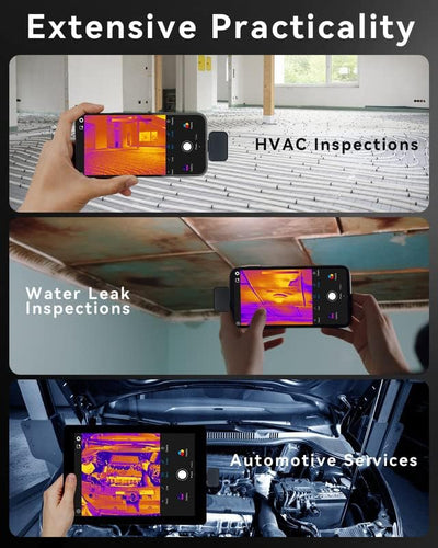 InfiRay P2 Pro Wärmebildkamera mit leistungsstarker Analyse, Schneller Bildgeschwindigkeit und Einst
