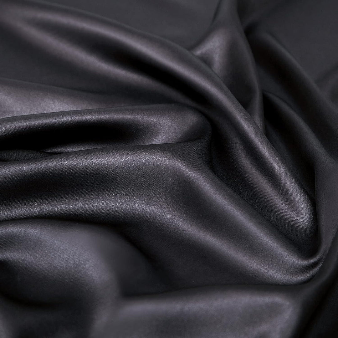 Vonty Satin-Bettlaken, Queen-Size-Grösse, seidig weiches Satin-Bettlaken-Set, 1 tiefes Spannbetttuch