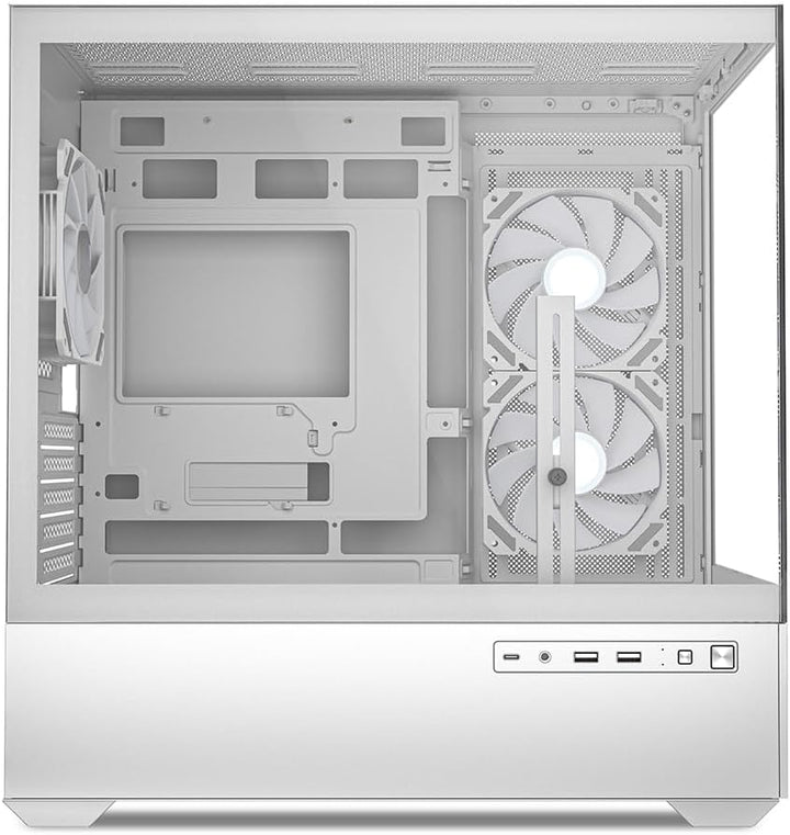 Sharkoon MK6 RGB PC Gehäuse, Micro-ATX, Weiss