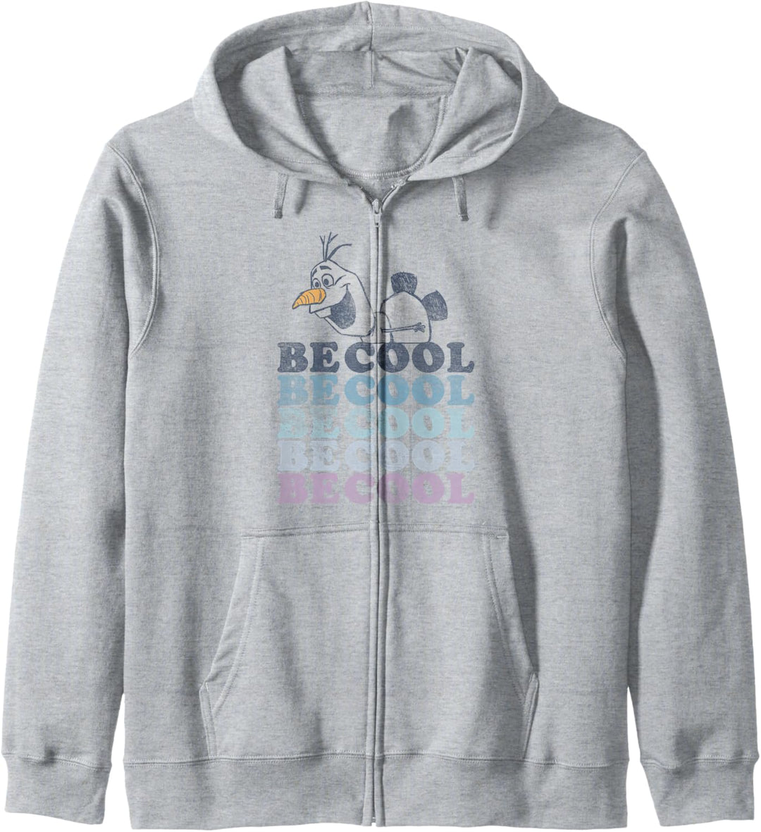 Disney Frozen 2 Olaf Be Cool Colorful Word Stack Kapuzenjacke