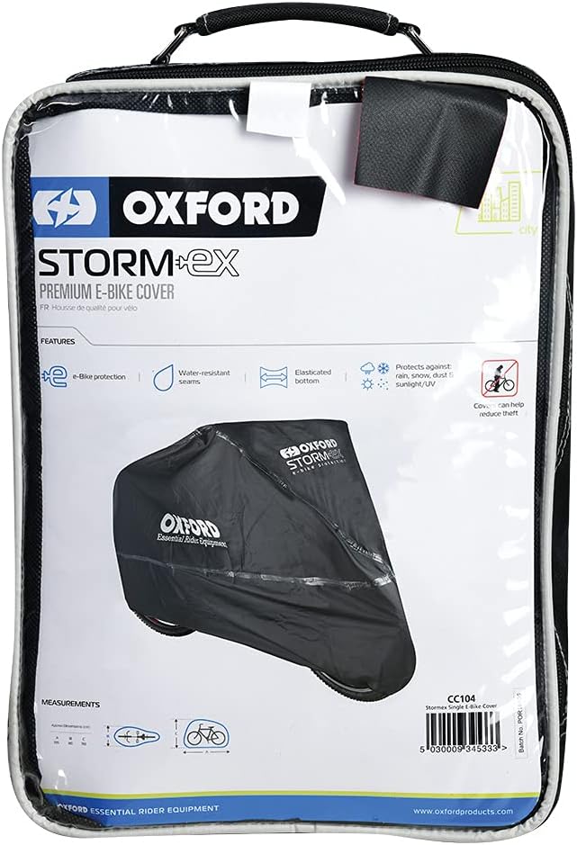 Oxford - Stormex Cover Outdoor Motorcycle Bike Protective Cover Sizes Small to XL and E-Bike Einheit