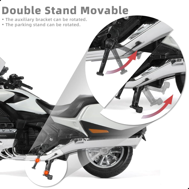 1:12 Motorrad Modell kompatibel für Honda Goldwing Legierung Diecast Motorrad Modell Spielzeug Mini
