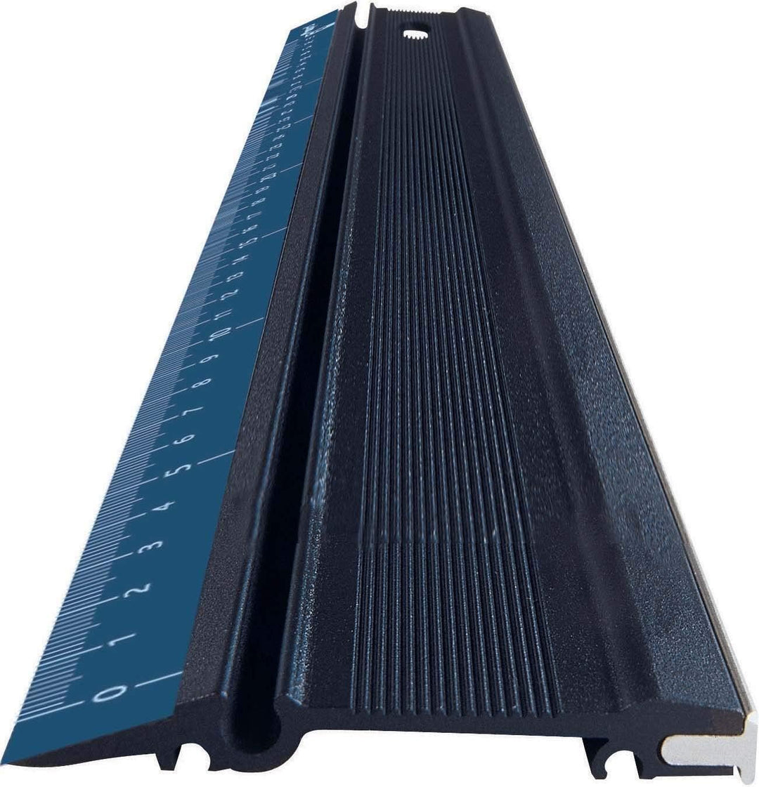 Maped M177080 - Schneidlineal Profila, 80 cm aus Aluminium, schwarz, 1