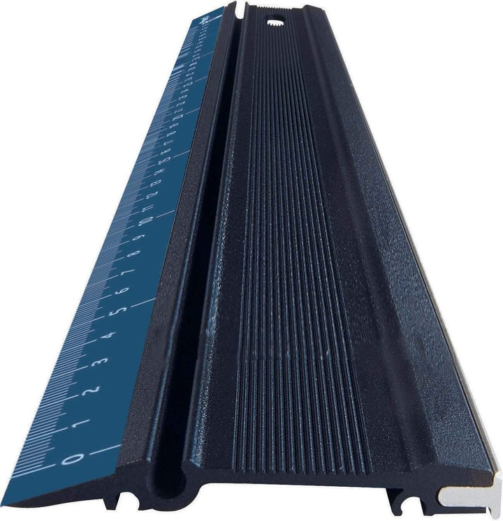 Maped M177080 - Schneidlineal Profila, 80 cm aus Aluminium, schwarz, 1