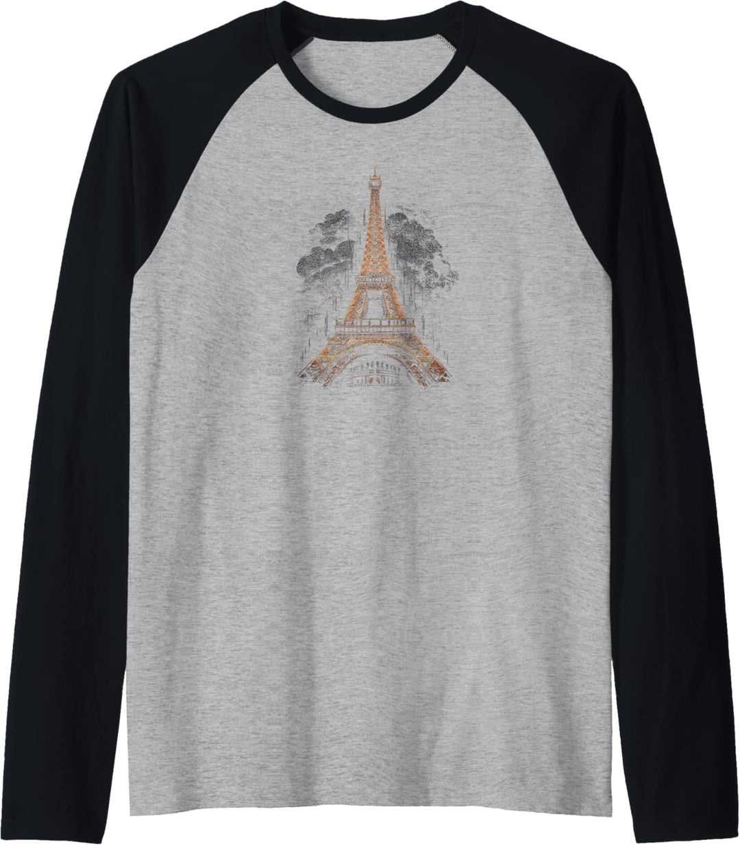 Ich liebe Paris Eiffelturm Frankreich Raglan