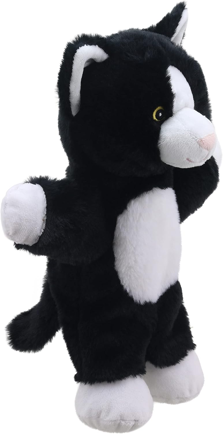 The Puppet Company - Katze (schwarz & weiss) - Walking ECO Puppets