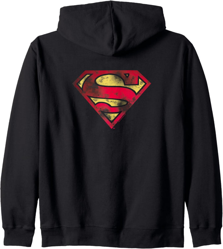 Superman War Torn Logo Kapuzenjacke