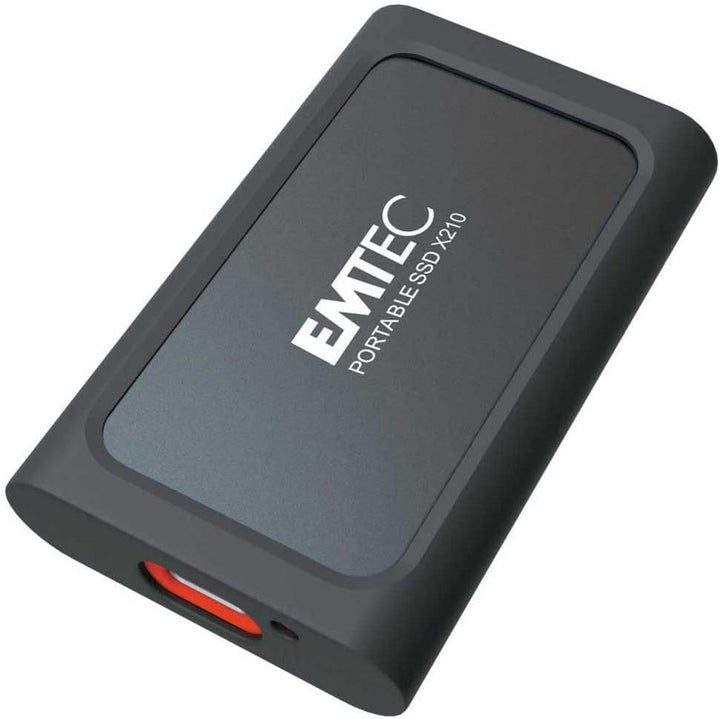Emtec ECSSD128GX210 Tragbare SSD-Festplatte – 3,2 Gen2 – Kollektion X210 Elite – 3D NAND – 128 GB, 1