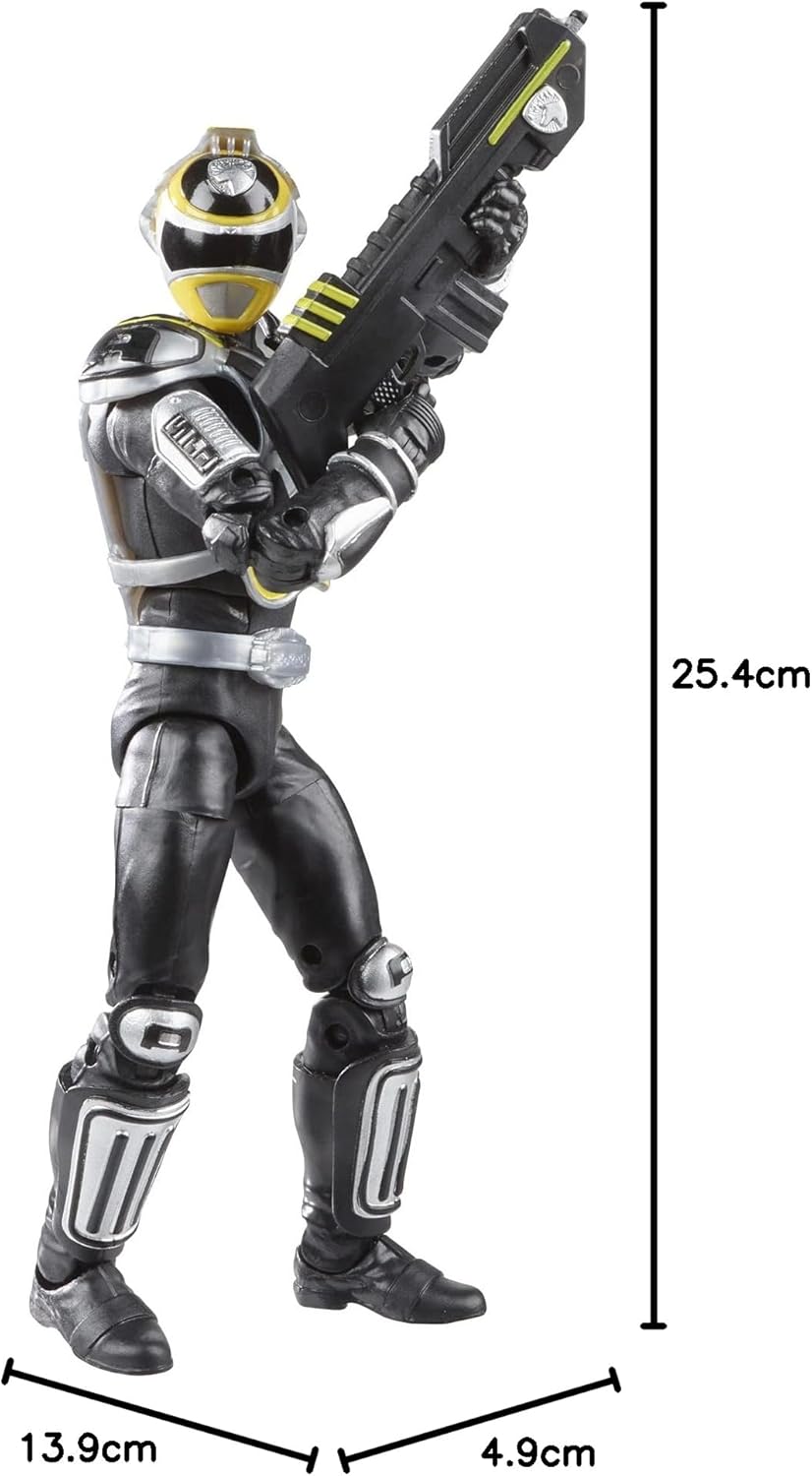 Power Rangers Lightning Collection S.P.D. A-Squad Gelber Ranger Premium Action-Figur (15 cm) zum Sam