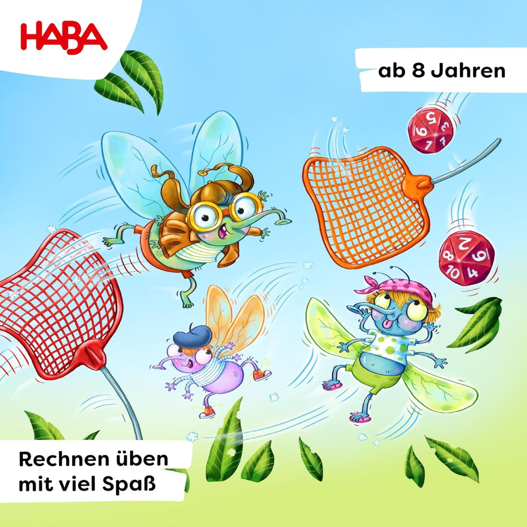 HABA 3X4=Klatsch – Spannendes Lernspiel für 2-6 Spieler ab 8 Jahren, Fördert das kleine Einmaleins u